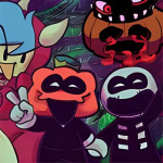 Play FNF Halloween Night Funkin : One Good Scare now!
