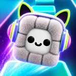 Play Music Tiles: Fluffy Hop Beat now!