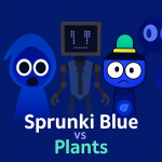 Play Plants vs Sprunki Blue now!