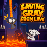 Play Saving Gray From Lava now!