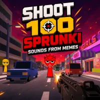 Play Shoot 100 Sprunki: Sounds from Memes