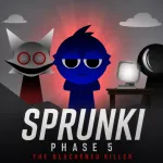 Play Sprunki - Phase 5: The Blackened Killer now!