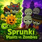 Play Sprunki Plants vs. Zombies Game