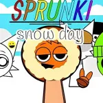 Play Sprunki Snowy Day now!
