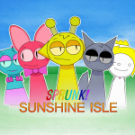 Play Sprunki Sunshine Isle now!