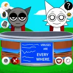 Play Sprunki Talking Gray and Wenda News now!