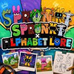Play Sprunki x Alphabet Lore now!